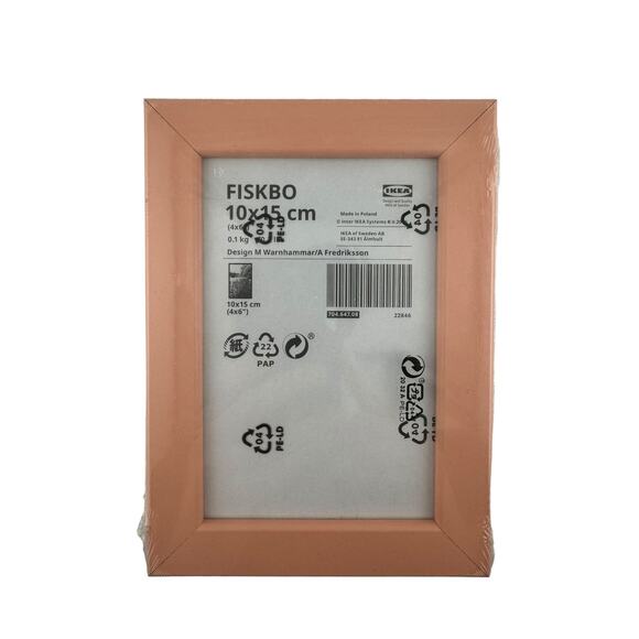 IKEA Fiskbo Pink Picture Frame 4x6 New Sealed 704.647.08 - Picture 1 of 2